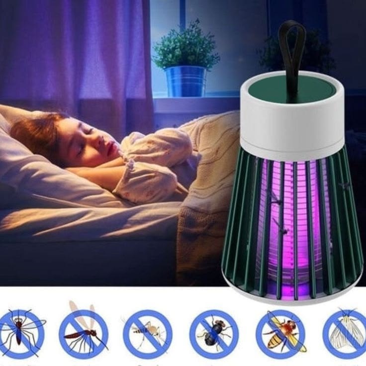 Electric Mosquito Killer Lamp – 368nm UV Bug Zapper & Flying Insect Catcher (Portable & Family-Safe)